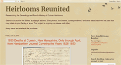 Desktop Screenshot of heirloomsreunited.com